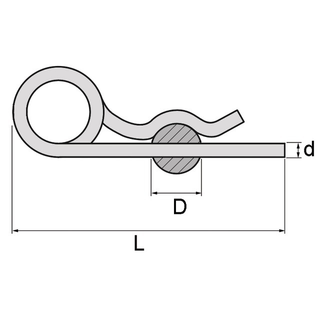 Goupille Beta 6 MM Double Spire référence fournisseur 31135408